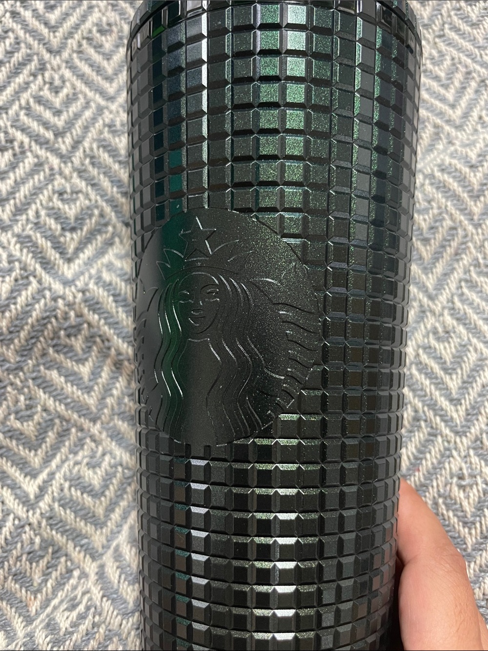Starbucks Dark Emerald Studded Tumbler with Straw - Picture 4 of 5